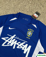 2002 BRAZIL AWAY RETRO STUSSY SPECIAL EDITION