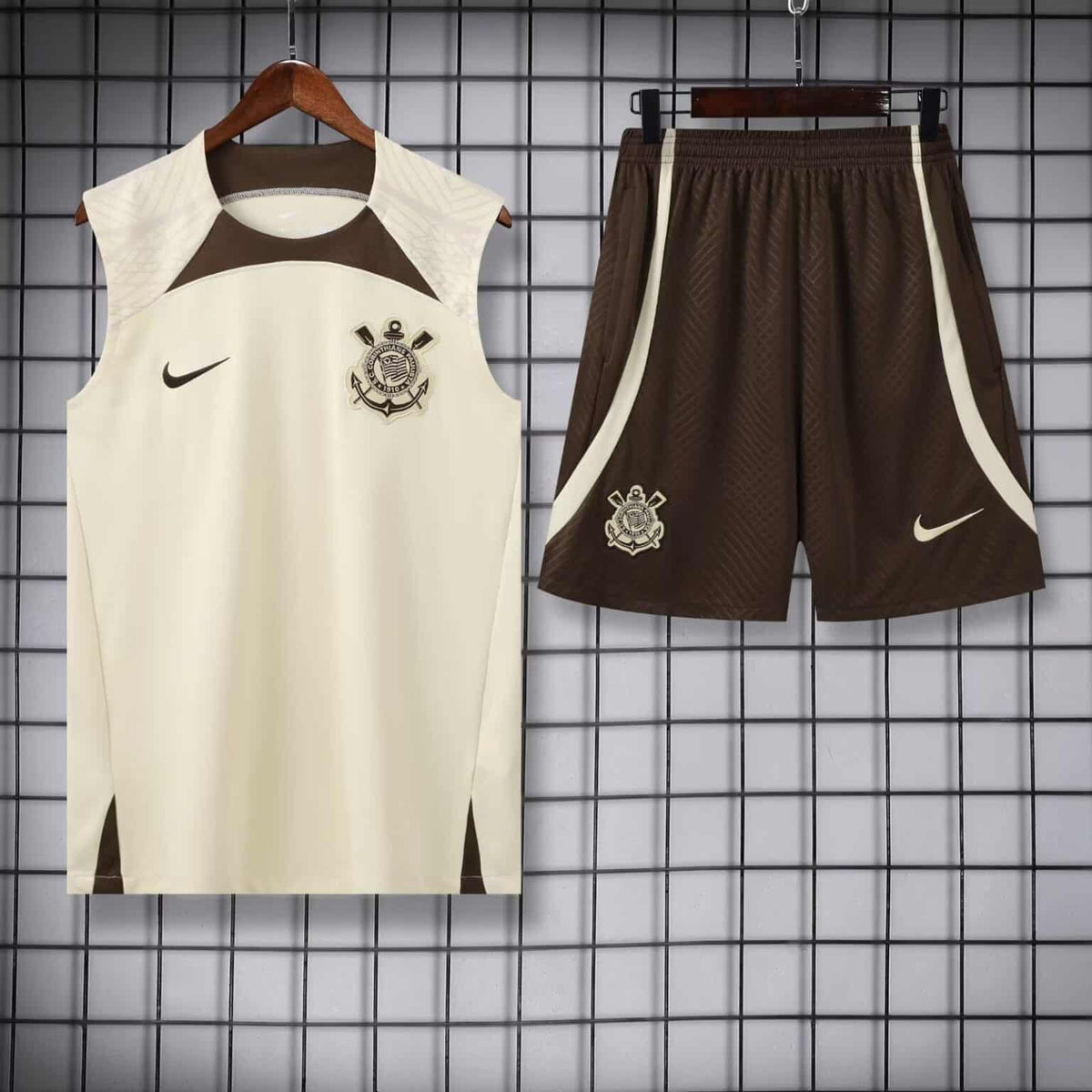 24/25 CORINTHIANS TRAINING SET BEIGE