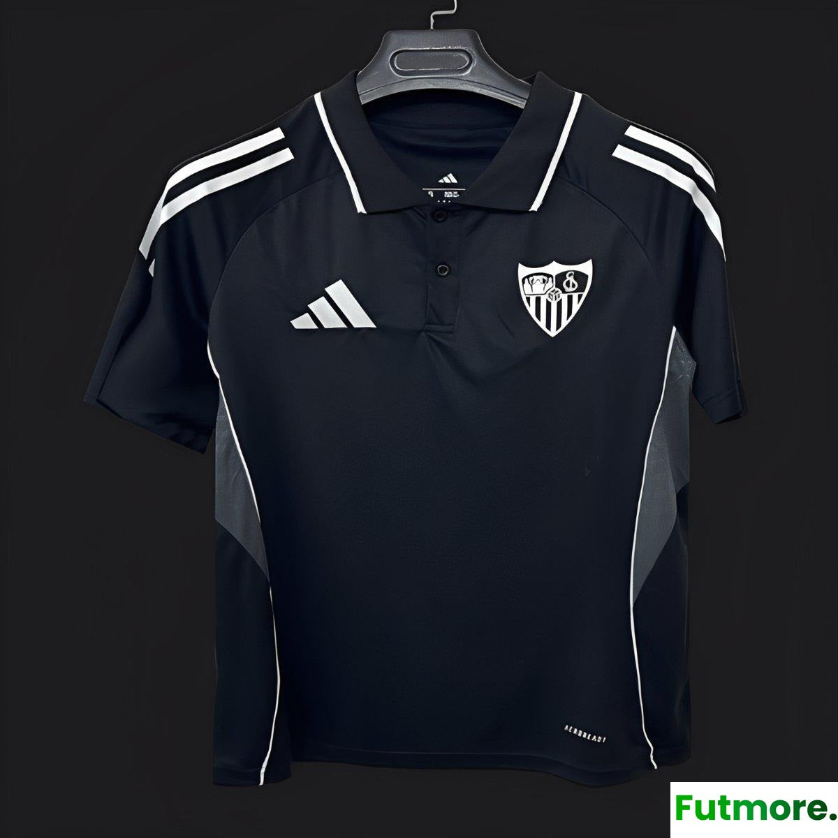 25/26 Sevilla Black POLO Jersey