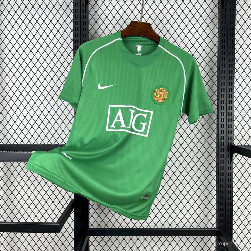 07/08 MANCHESTER UNITED GOALKEEPER RETRO GREEN