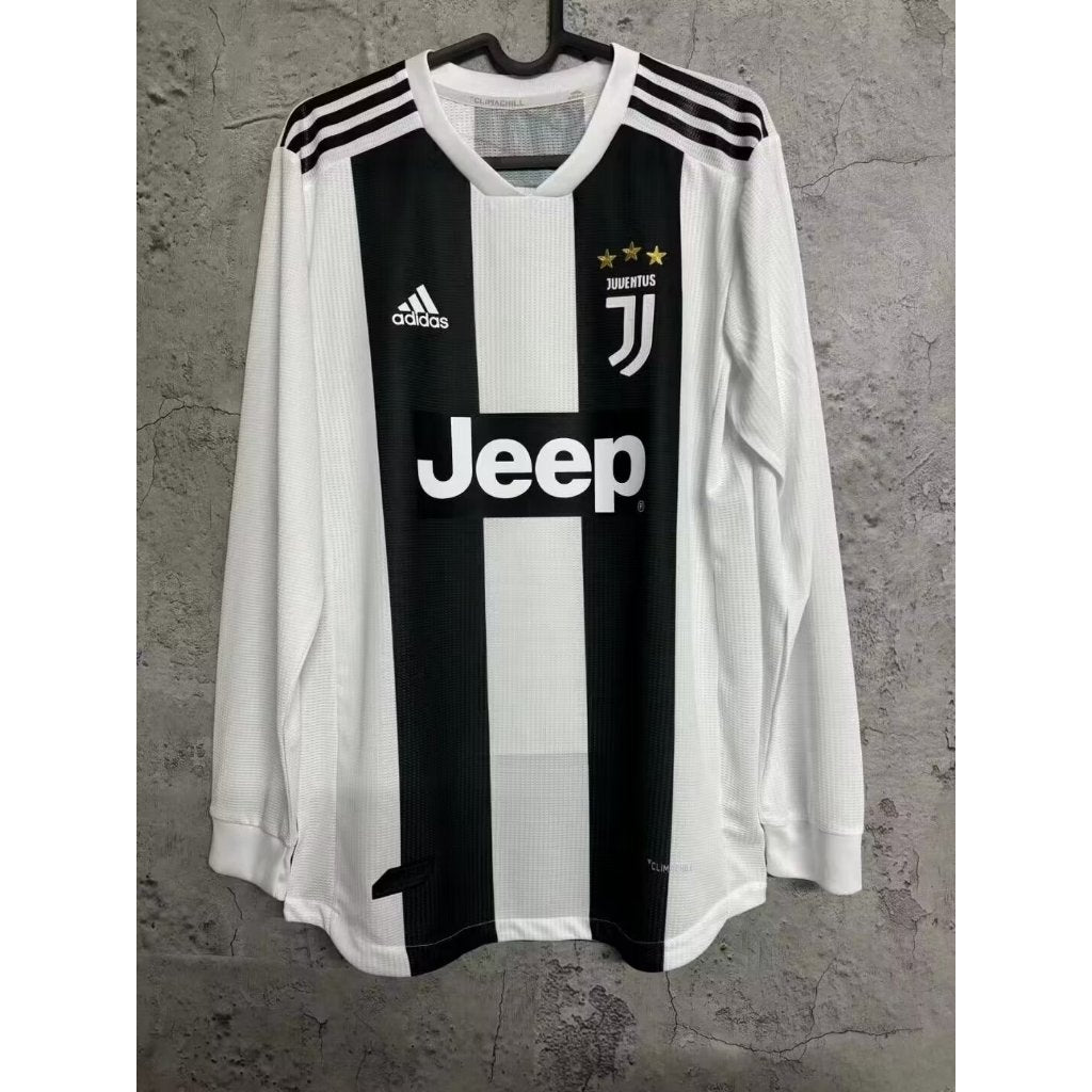18/19 JUVENTUS HOME LONG SLEEVE RETRO