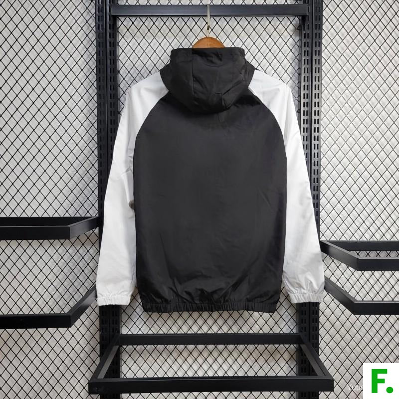 24/25 FLAMENGO BLACK/WHITE WINDBREAKER