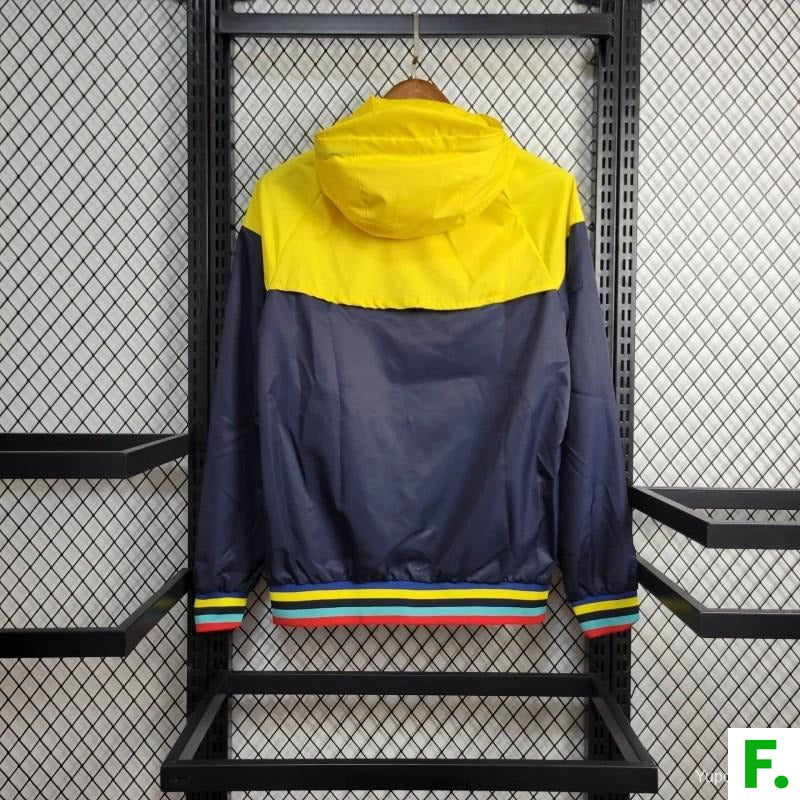 24/25 BOCA JUNIORS NAVY/YELLOW WINDBREAKER