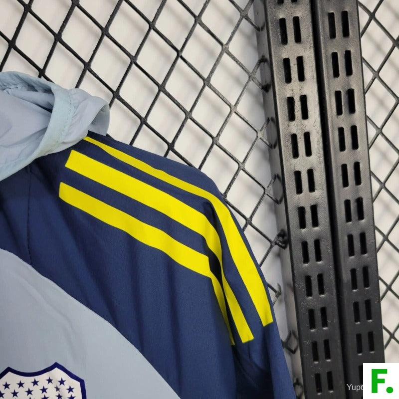 25/26 BOCA JUNIORS JACKET LIGHT BLUE WINDBREAKER