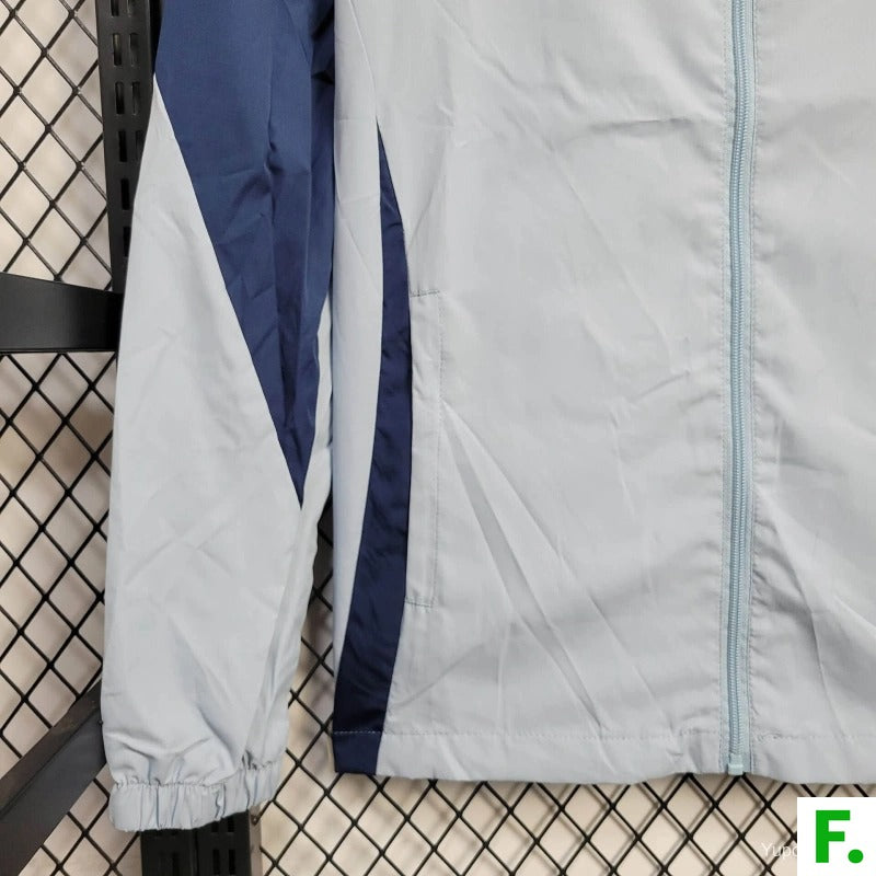 25/26 BOCA JUNIORS JACKET LIGHT BLUE WINDBREAKER