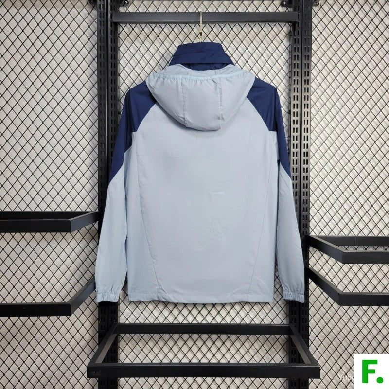 25/26 BOCA JUNIORS JACKET LIGHT BLUE WINDBREAKER