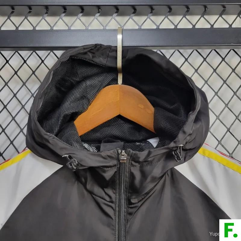24/25 FLAMENGO BLACK/WHITE WINDBREAKER
