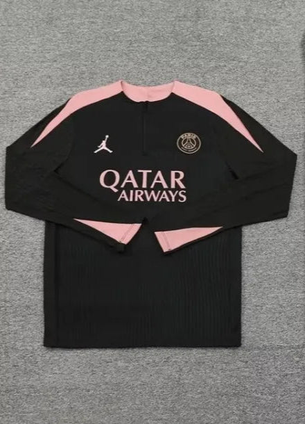 24/25 PSG JACKET BLACK AND PINK