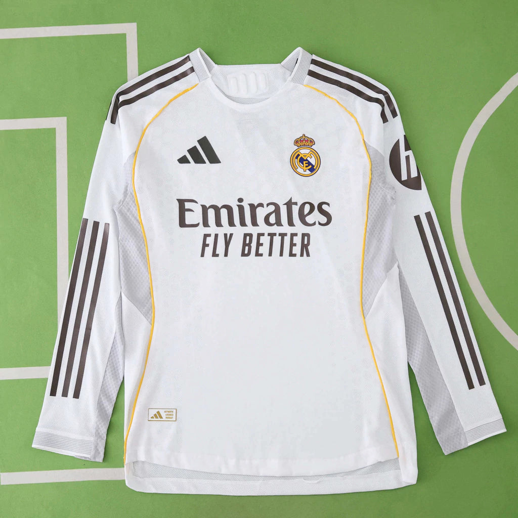 25/26 REAL MADRID HOME LONG SLEEVE