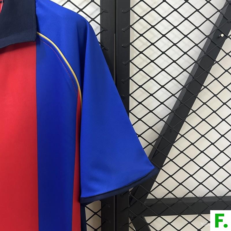 01/02 Retro Barcelona Home Jersey